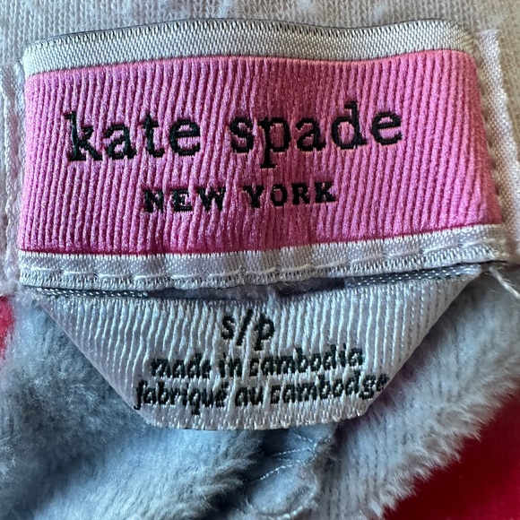 Kate Spade plush jammies - Picture 2 of 4
